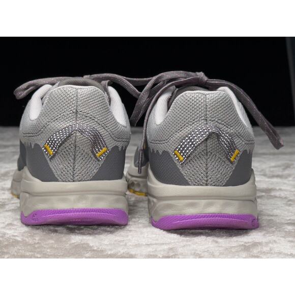 New Balance Fresh Foam t510 v6 Gray Pink Yellow Trail Running Sneakers Womens 10 - Picture 5 of 16